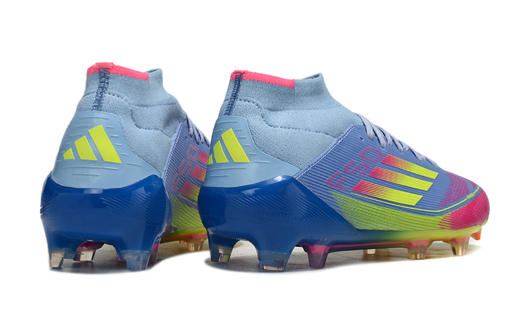 Adidas F50 Elite Mid FG – מהדורת חיתוך גבוה רב-צבעונית גרב גבוה נעליי אדידס