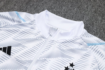 חליפת אימון לבנה של ארגנטינה 23/24 - מהדורת חצי רוכסן