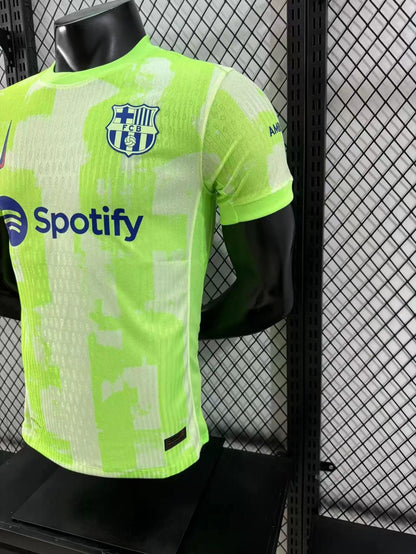 💛⚡ברצלונה 24/25 – חולצת חוץ שנייה בניאון מחשמל