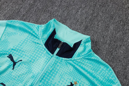 💚⚽ חליפת אימון מארסיי 25/26 – חצי רוכסן, עיצוב ירוק מיוחד