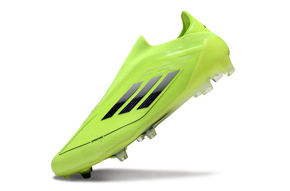 Adidas F50 Elite Laceless FG – מהדורה צהובה פלואורסצנטית נעליי אדידס