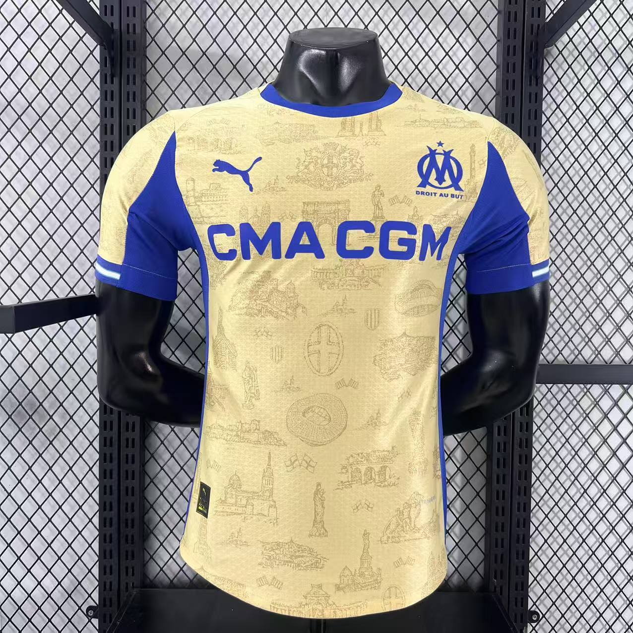 ⚽💛 חולצת מארסיי 25/26 – תלבושת שלישית מיוחדת