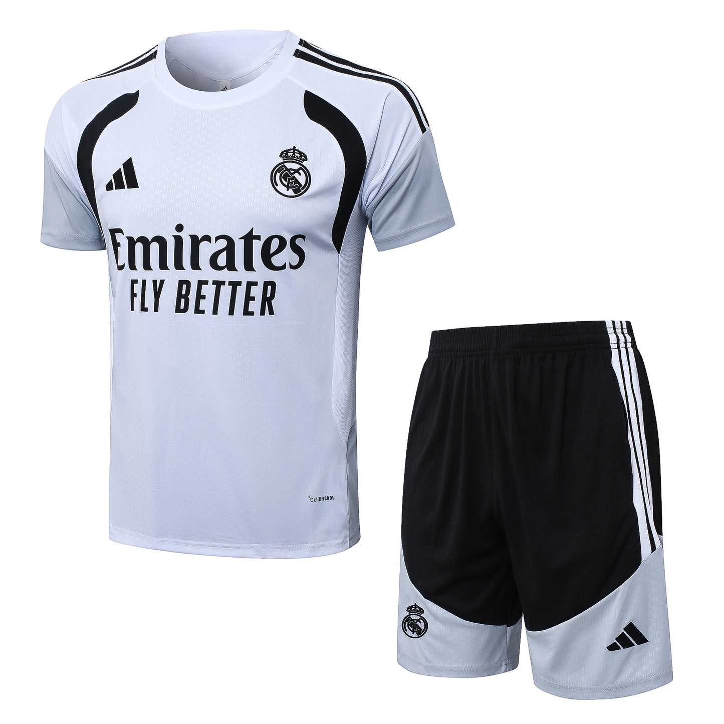 Real Madrid 2026/2027 –  חליפה קצרה ריאל מדריד לבנה עונת