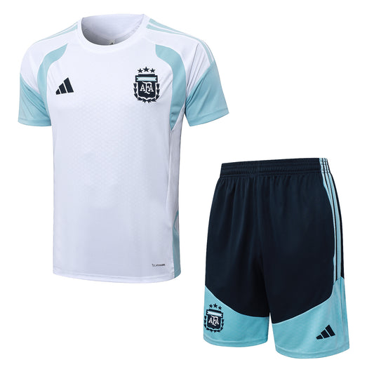 חליפה קצרה נבחרת ארגנטינה לבנה עונת 2026/2027