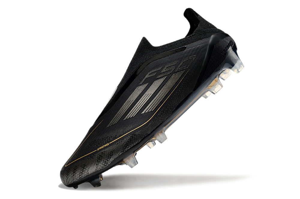Adidas F50 Elite Laceless FG – מהדורת שחור וזהב נעליי אדידס