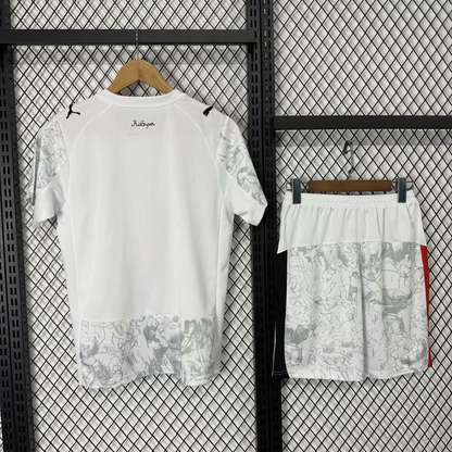 חליפת ילדים מנצ'סטר סיטי חוץ 25/26 – חולצה ומכנס בעיצוב ייחודי וסטייל אלוף פרמייר ליג ⚽💙