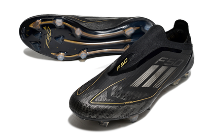 Adidas F50 Elite Laceless FG – מהדורת שחור וזהב נעליי אדידס