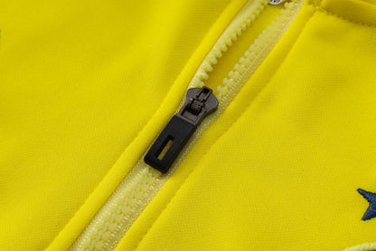 ⚽💛💙Ajax חליפת אימון אייאקס 24/25 – צהוב ־ כחול עם כובע