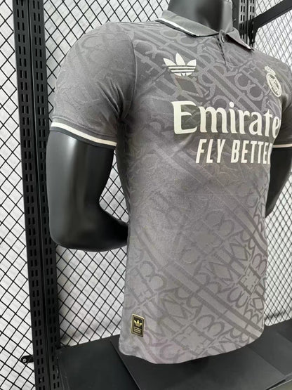 ⚫👑⚽ריאל מדריד 24/25 – חולצת חוץ שנייה בצבע אפור יוקרתי