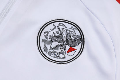 חליפת אימונים מלאה של אייאקס לעונת 2025/26 (לבן ושחור)