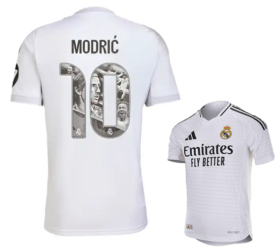 לוקה מודריץ' חולצת הוקרה ריאל מדריד 24/25