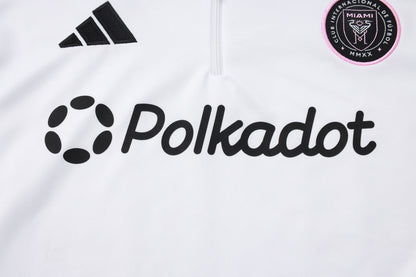 סט חליפה אינטר מיאמי 25/26 – לבן/שחור 🤍⚫