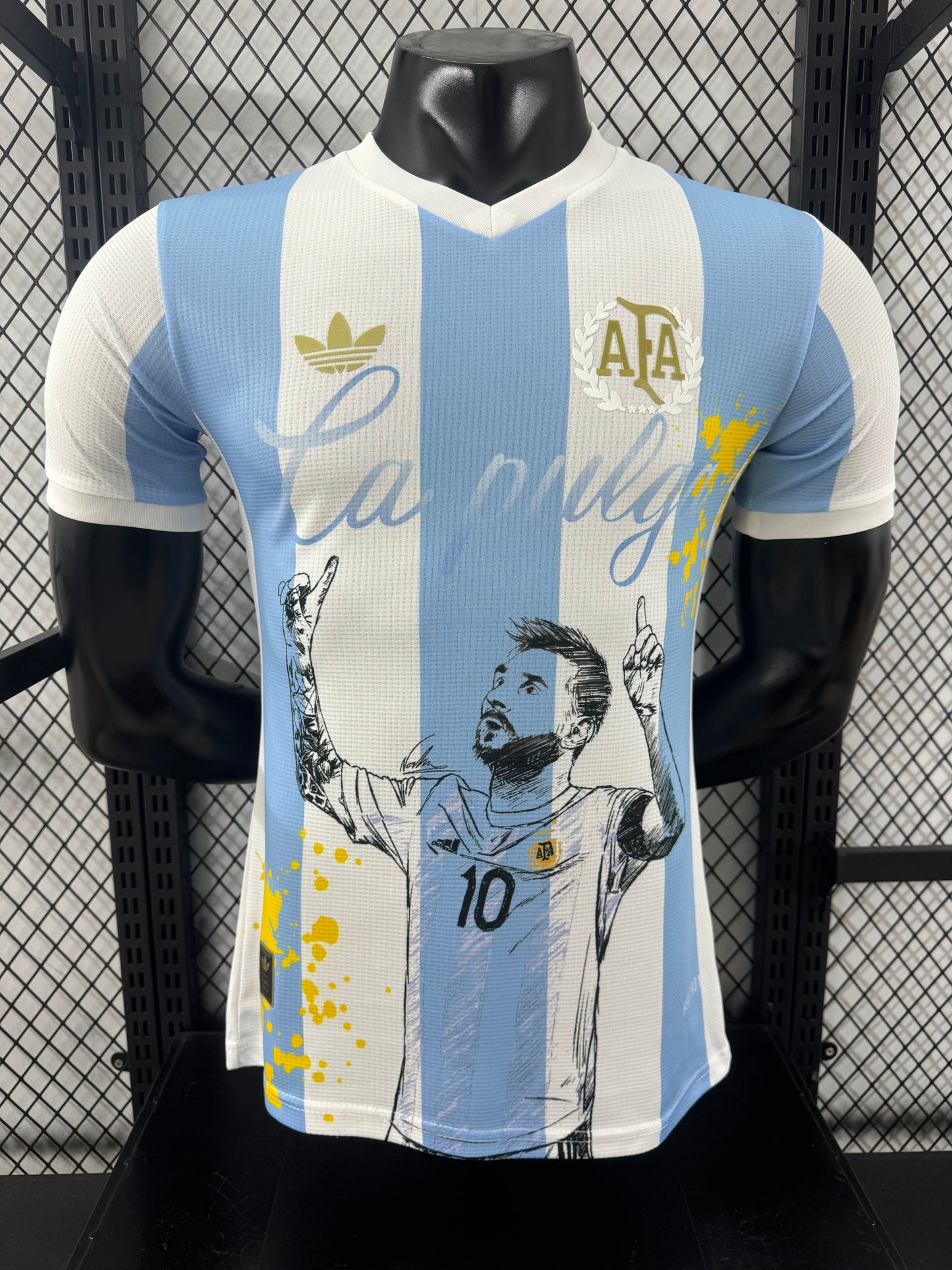 חולצת ארגנטינה מהדורה מיוחדת – La Pulga 2025/26 עיצוב מרהיב שמוקדש לליאו מס