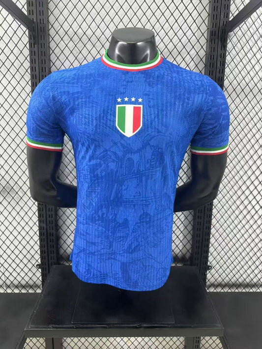 חולצת איטליה 24/25 מיוחדת - מהדורה כחולה קלאסית